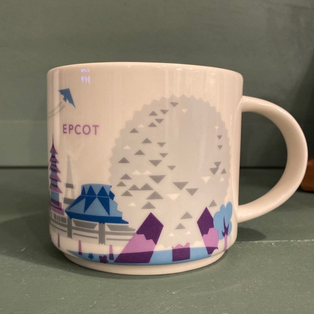Starbucks Epcot You Are Here Collection Coffee Mug
